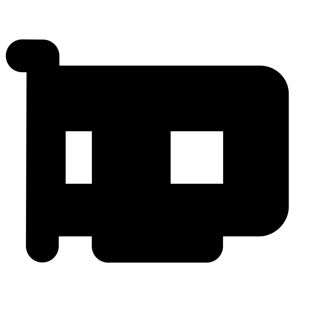 forma bold filled style netzwerkkarte icon