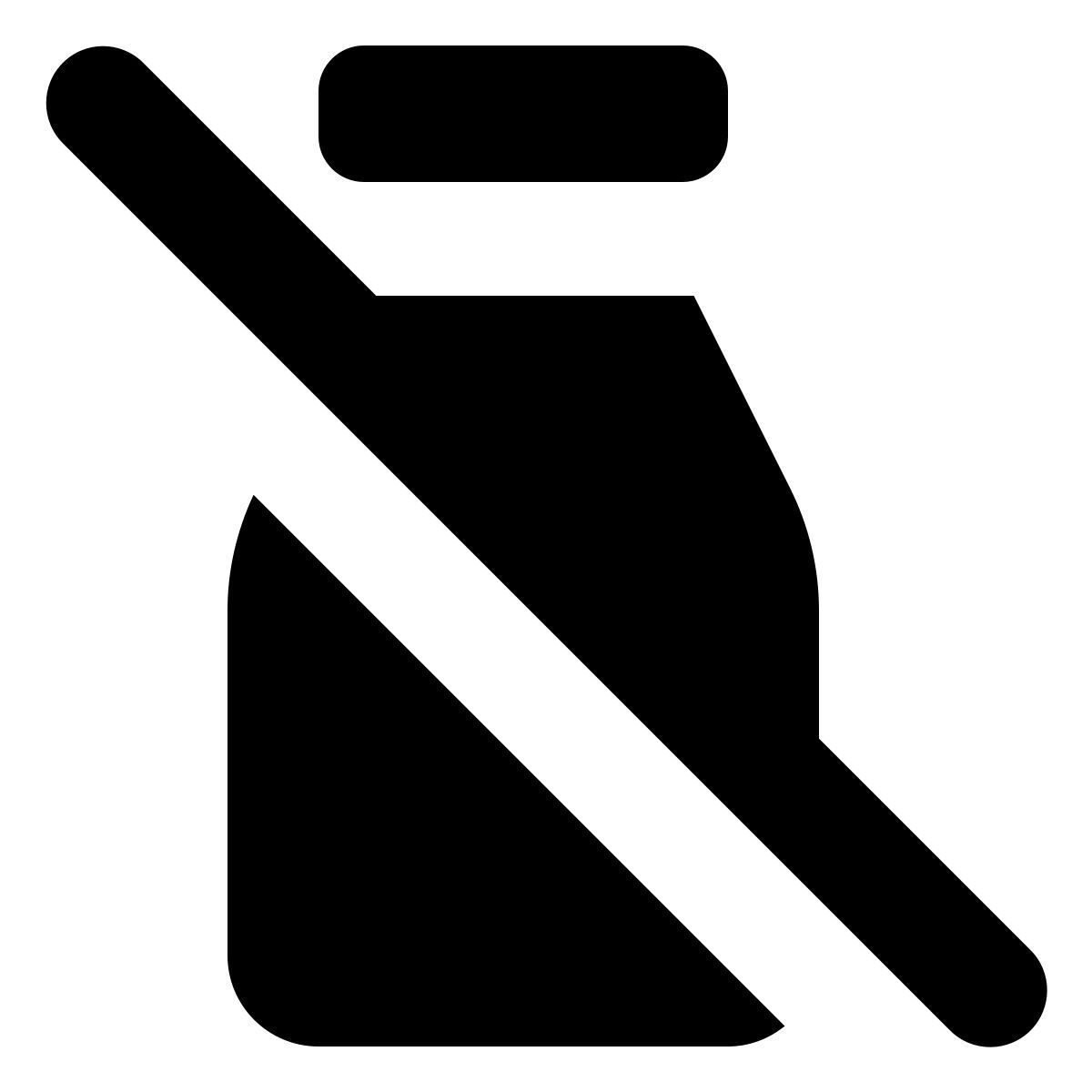 forma bold filled style ohne milch icon