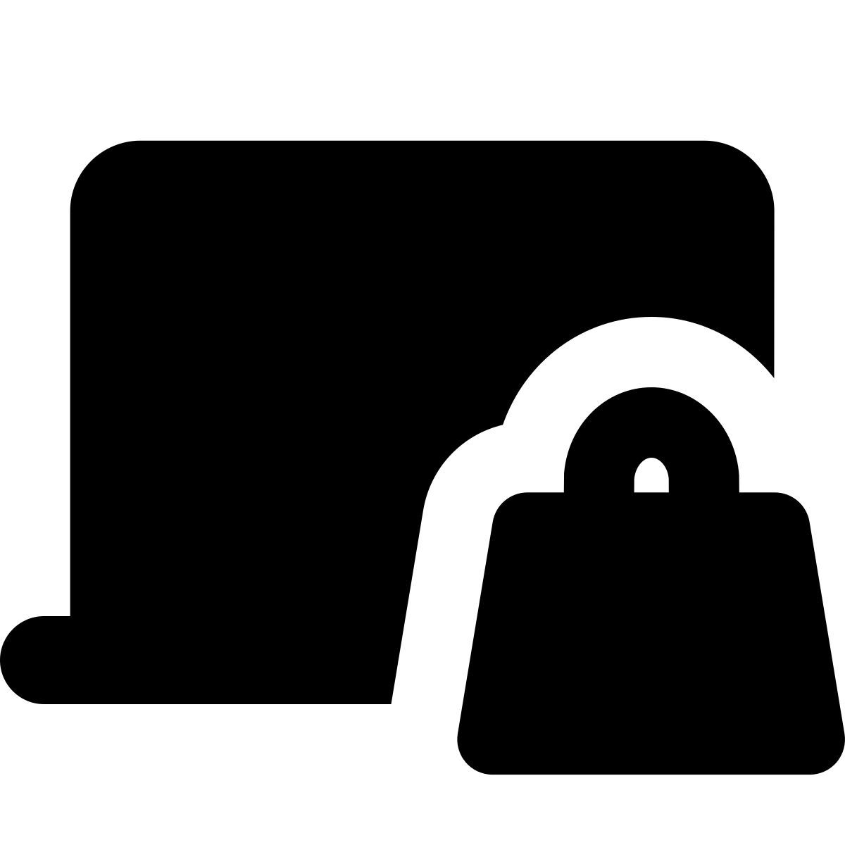 forma bold filled style ordine online icon