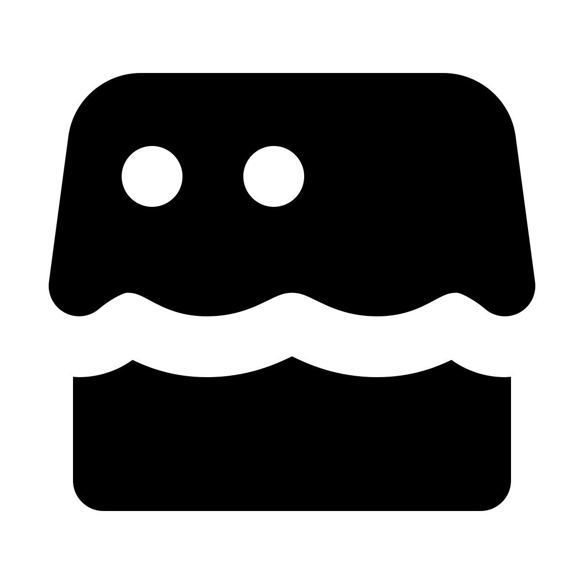 forma bold filled style tienda en línea icon