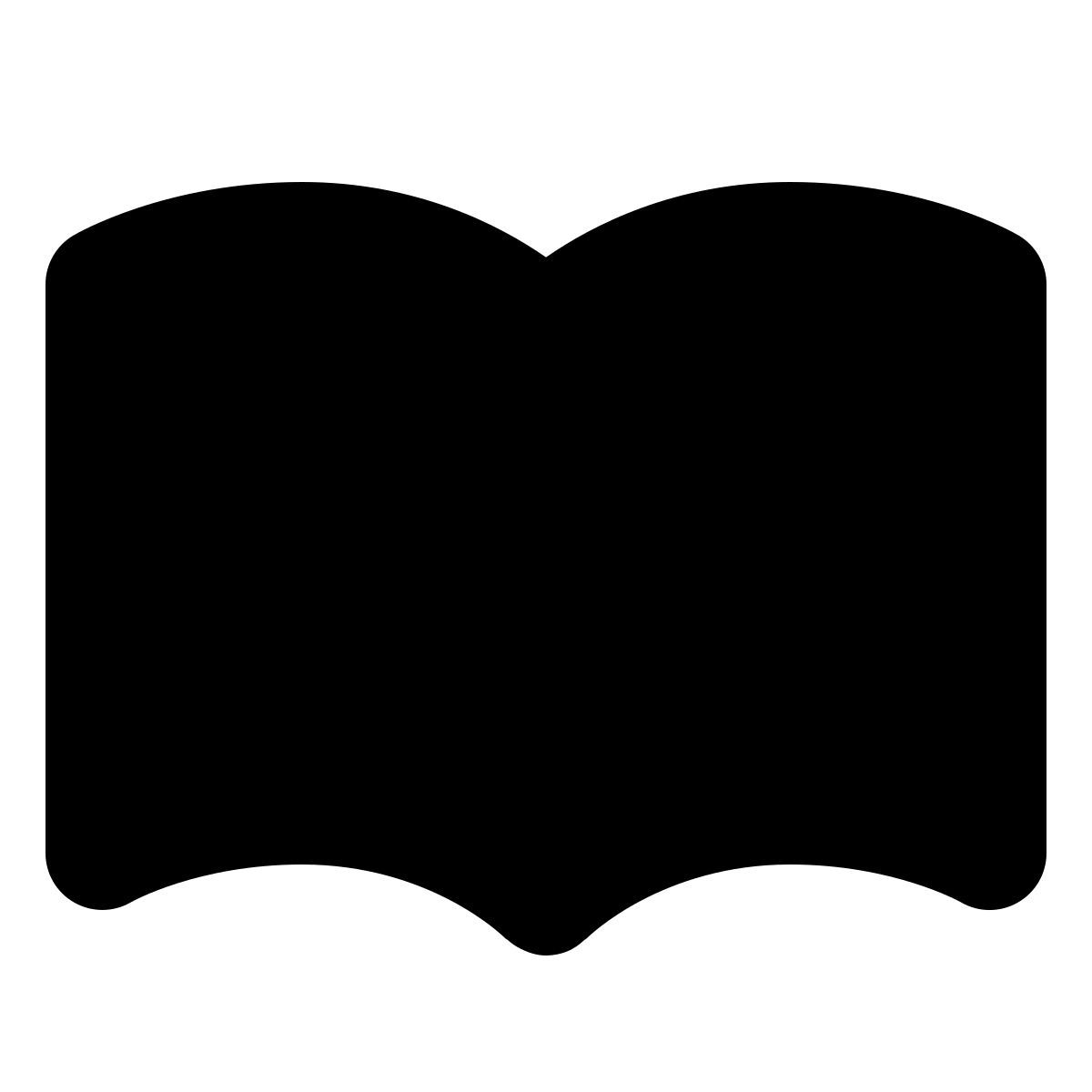 forma bold filled style livre ouvert icon