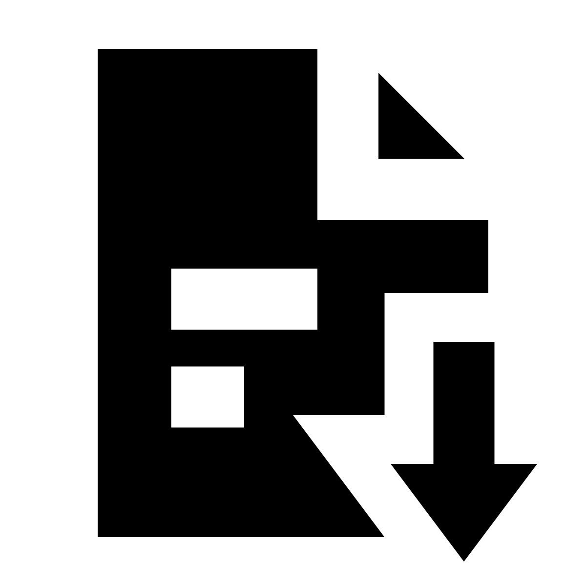 forma bold filled style 문서 열기 icon