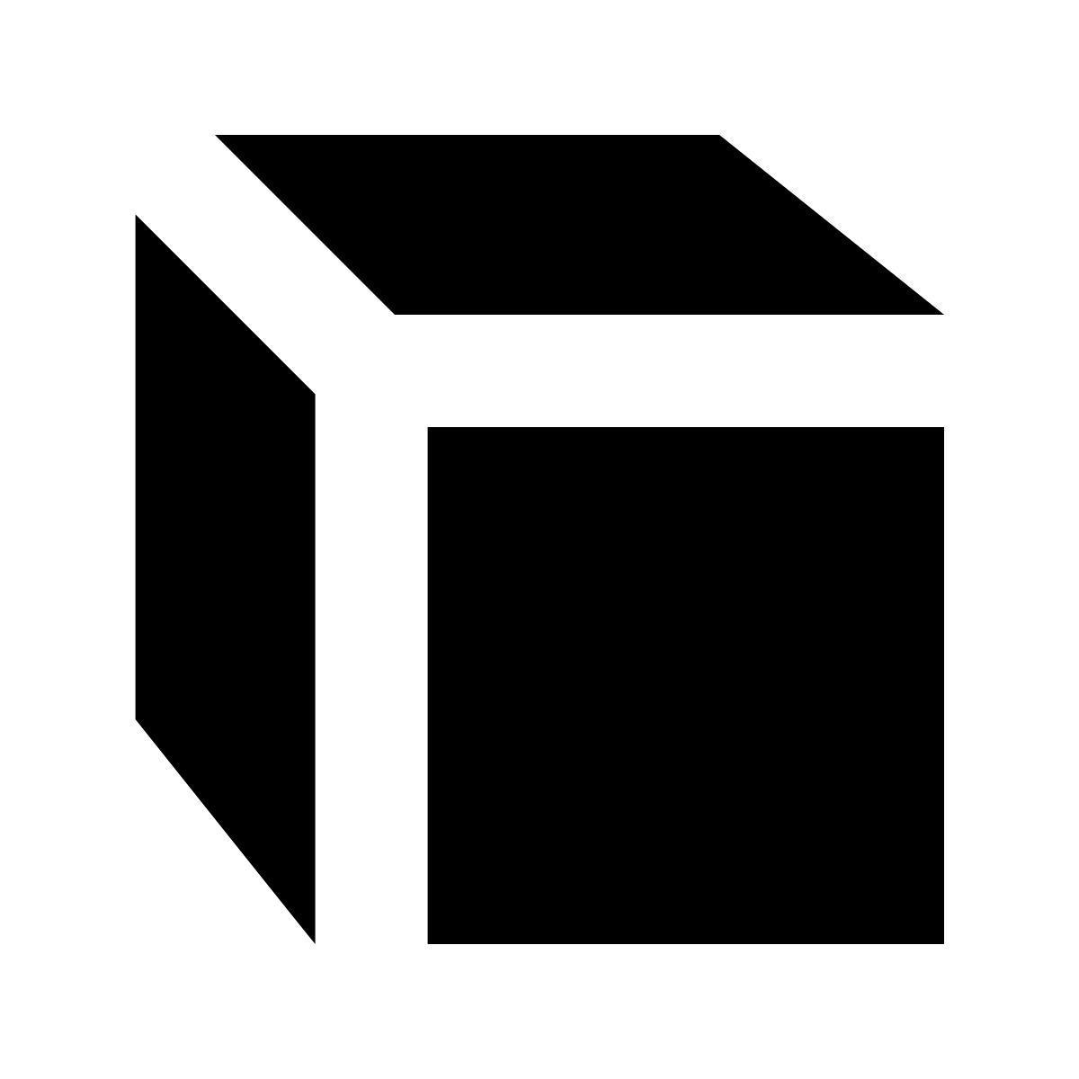 forma bold filled style orthogonal view icon