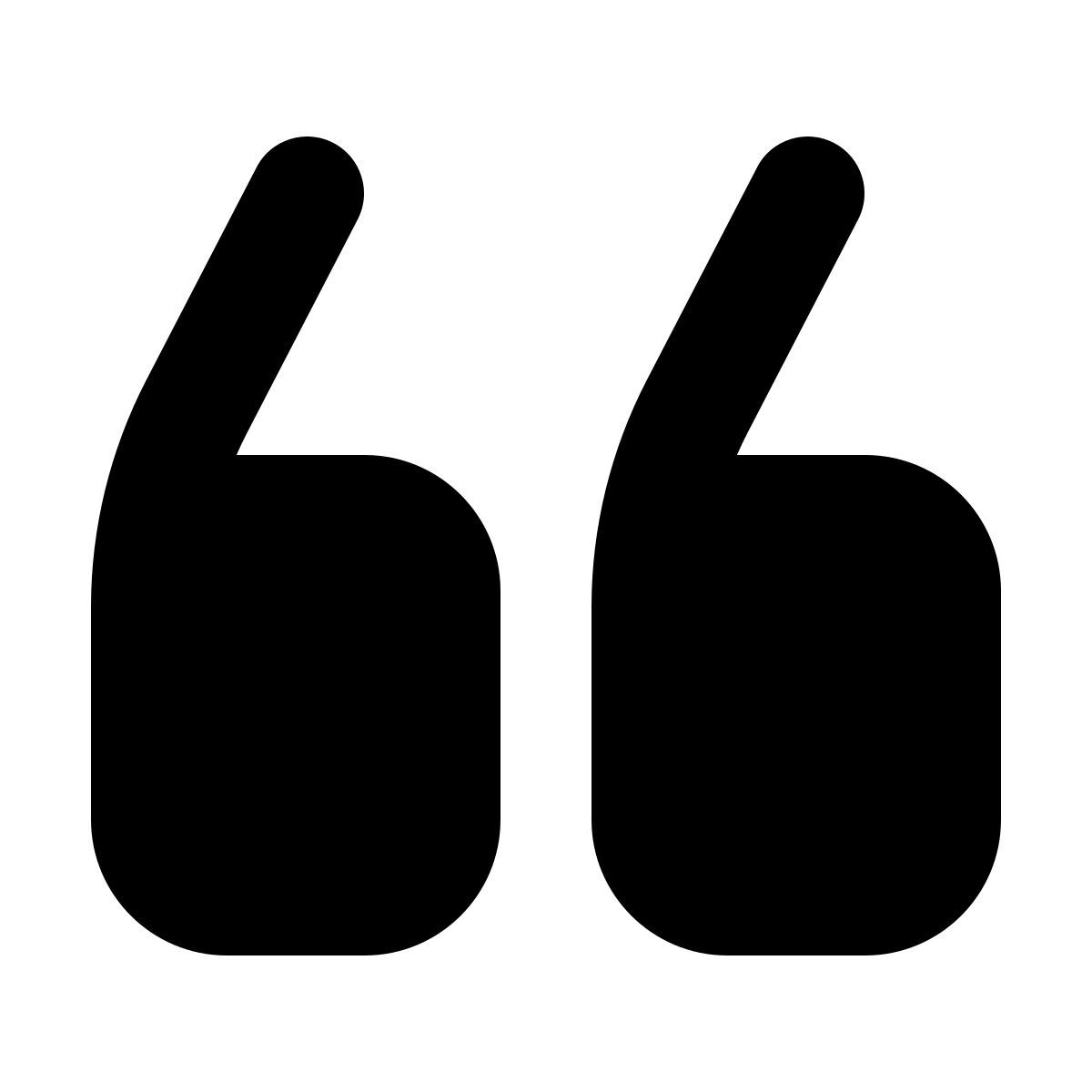 forma bold filled style anführungszeichen unten (links) icon