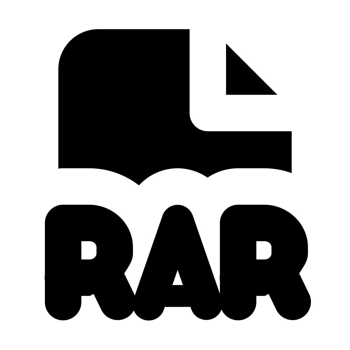 forma bold filled style rar icon