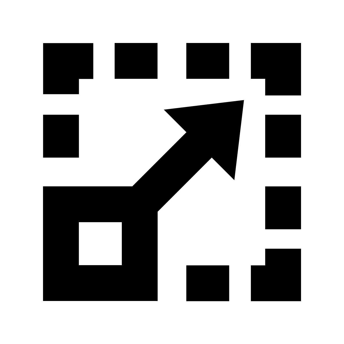 forma bold filled style redimensionner icon