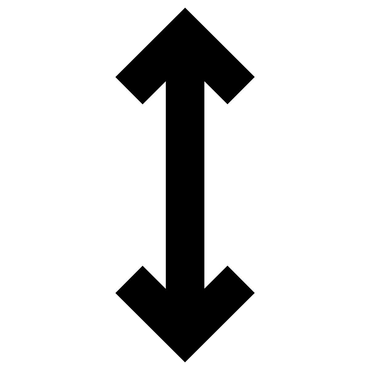 forma bold filled style resize vertical icon