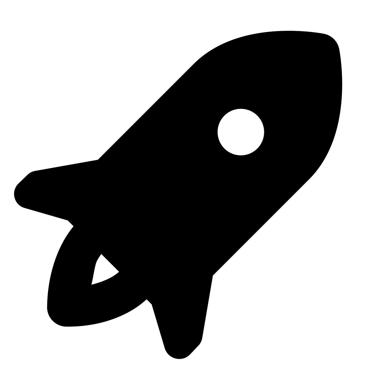 forma bold filled style rakete icon