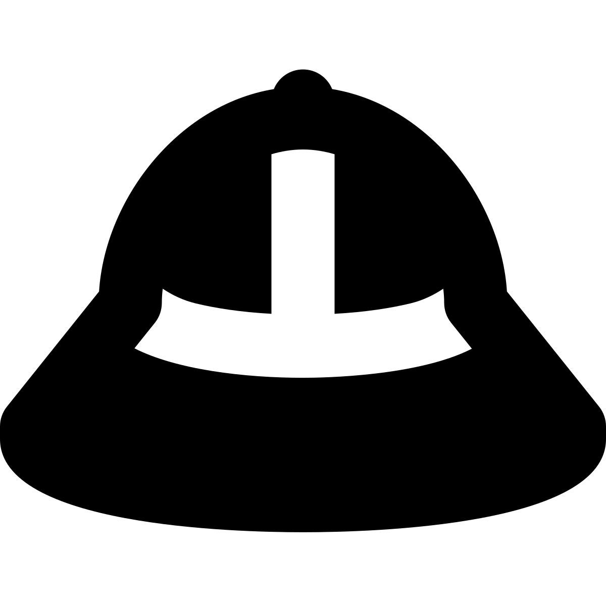 forma bold filled style safari hut icon