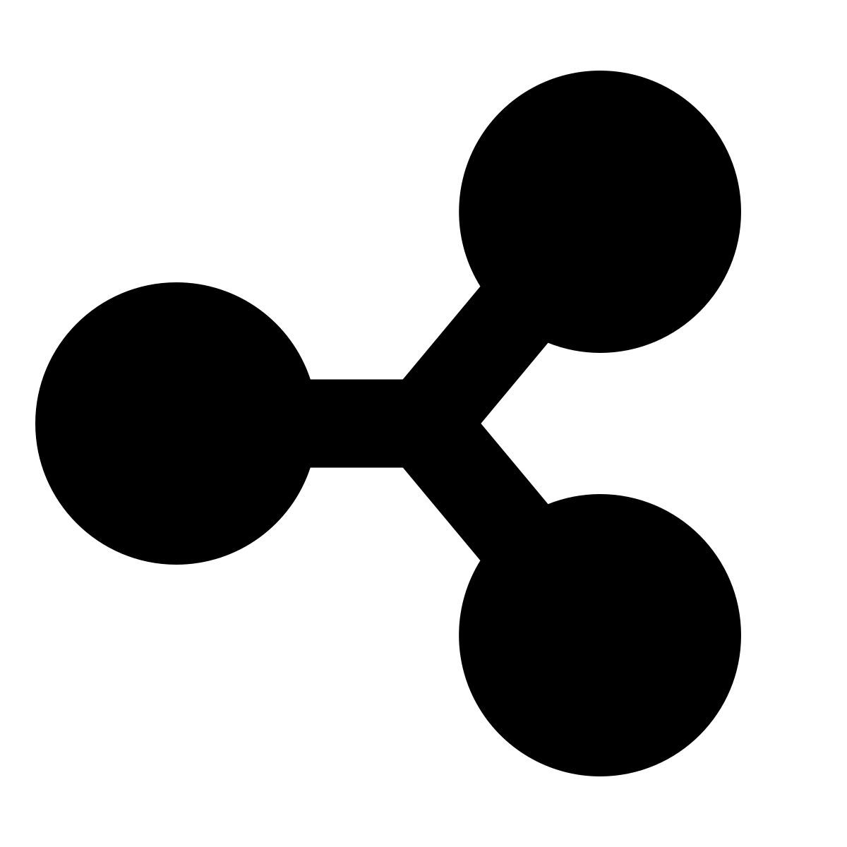 forma bold filled style compartir 2 icon