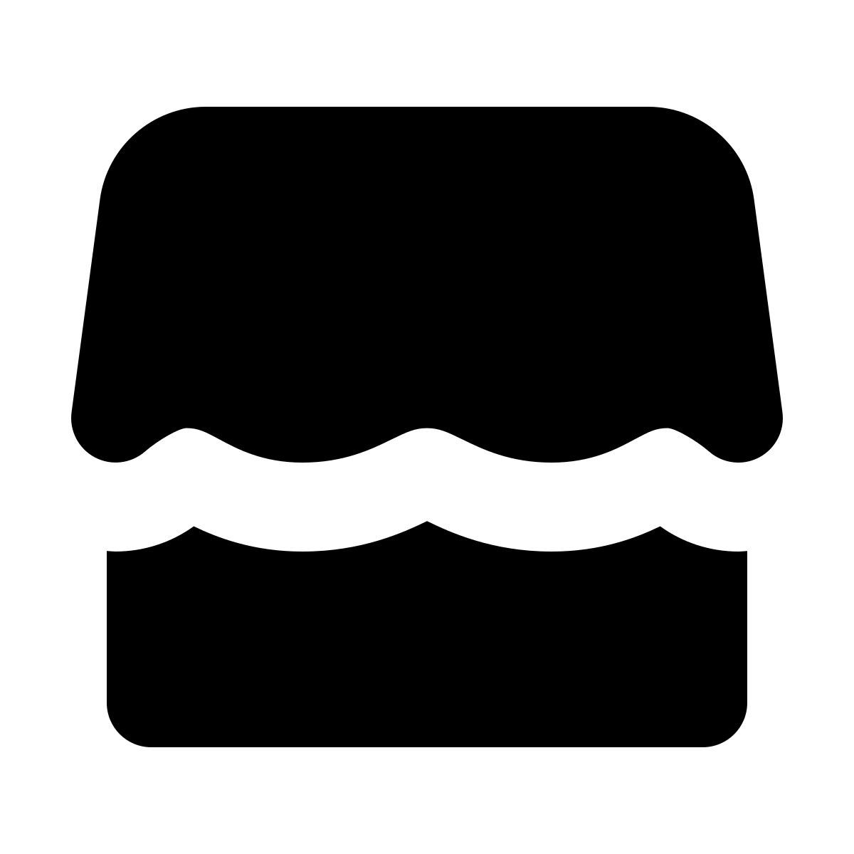 forma bold filled style shop icon