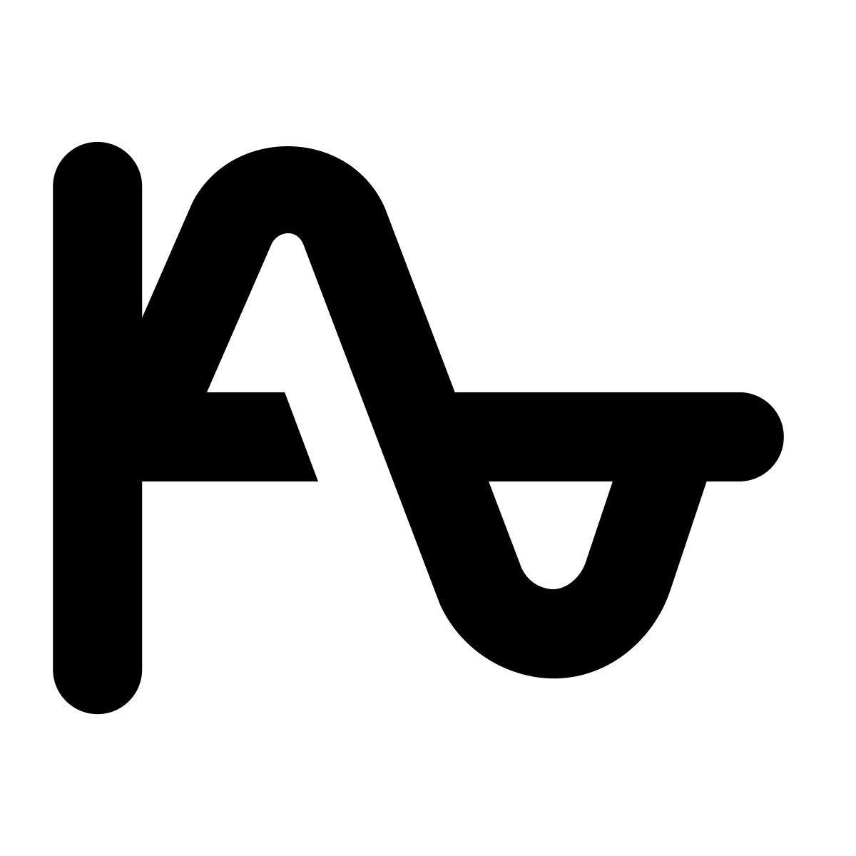 forma bold filled style 正弦 icon