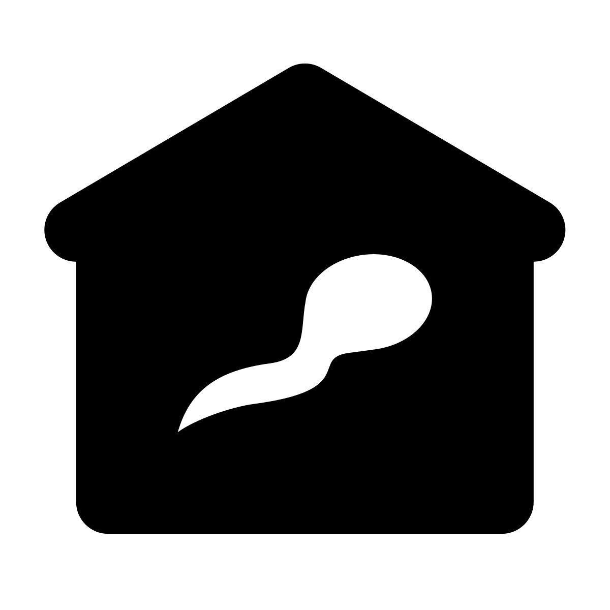 forma bold filled style banco de esperma icon