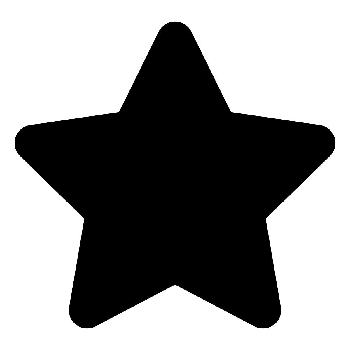 forma bold filled style star icon