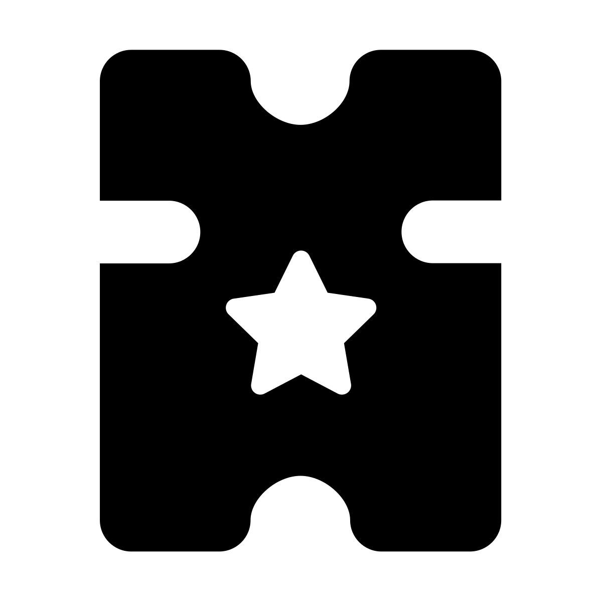 forma bold filled style 被标记的票 icon