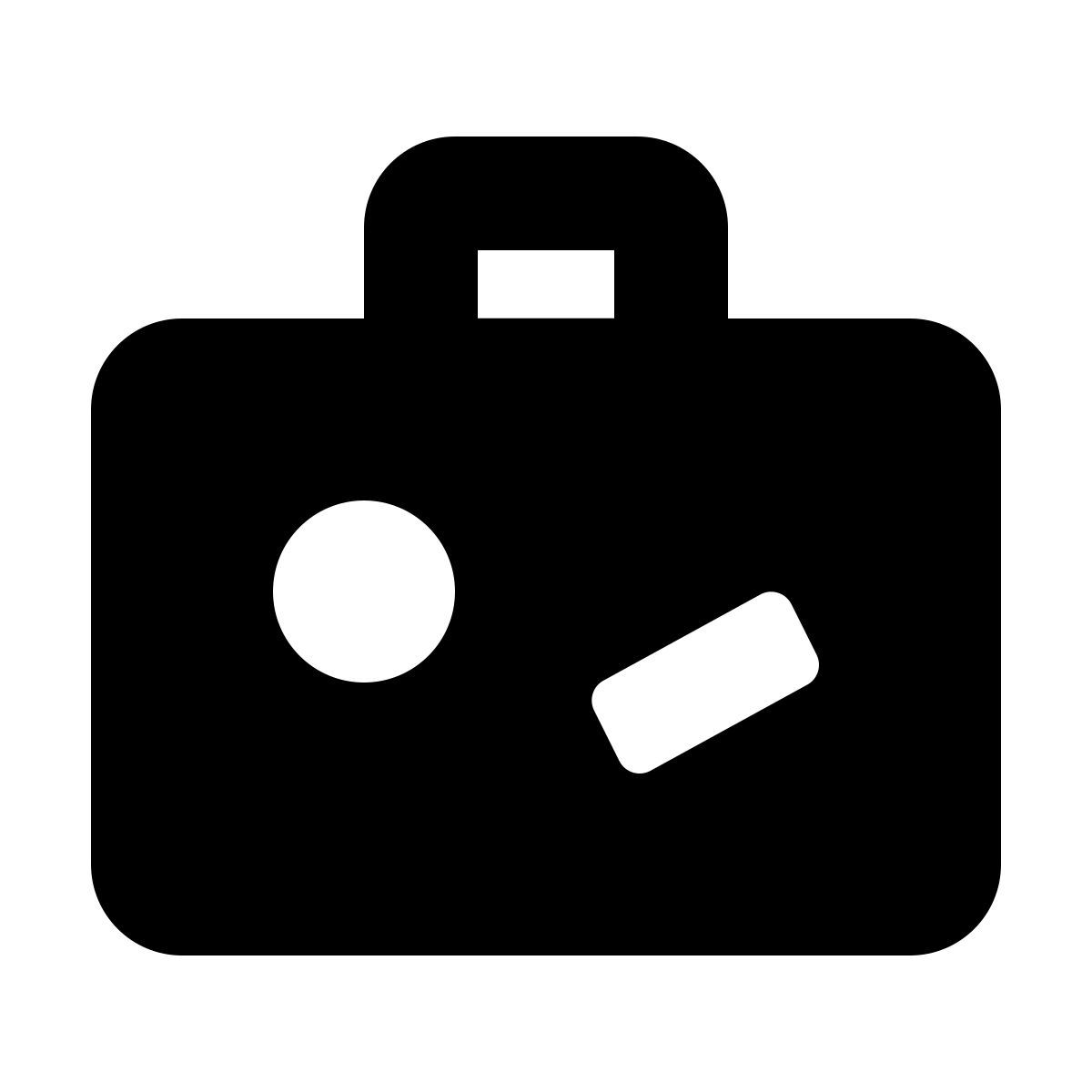 forma bold filled style 手提箱 icon