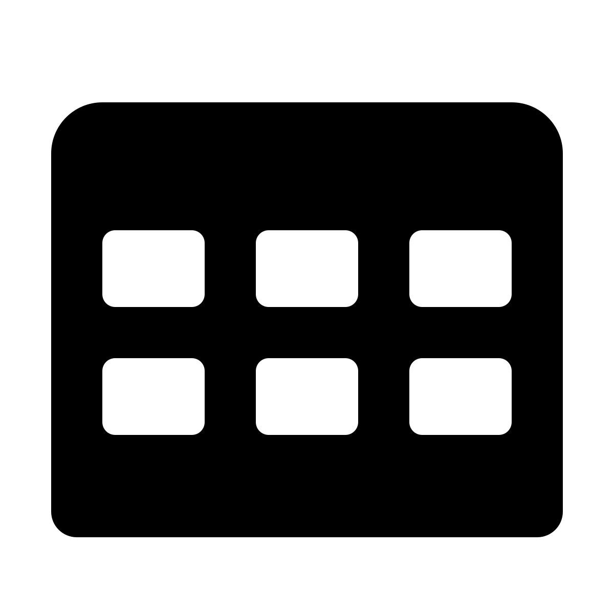 forma bold filled style miniaturas icon