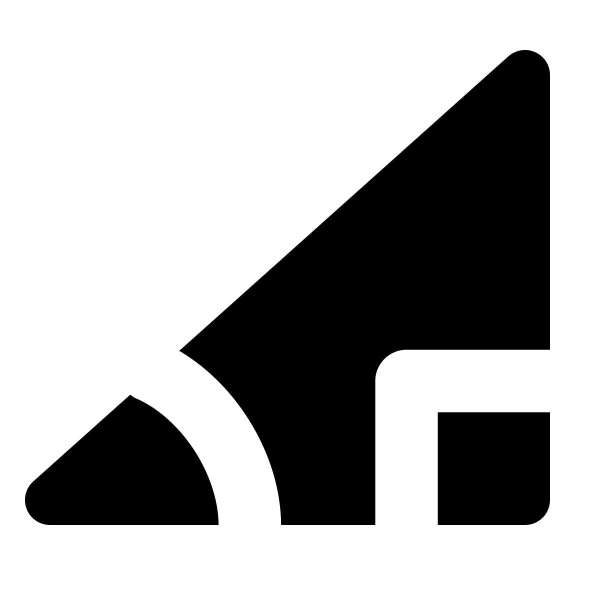 forma bold filled style 삼각법 icon