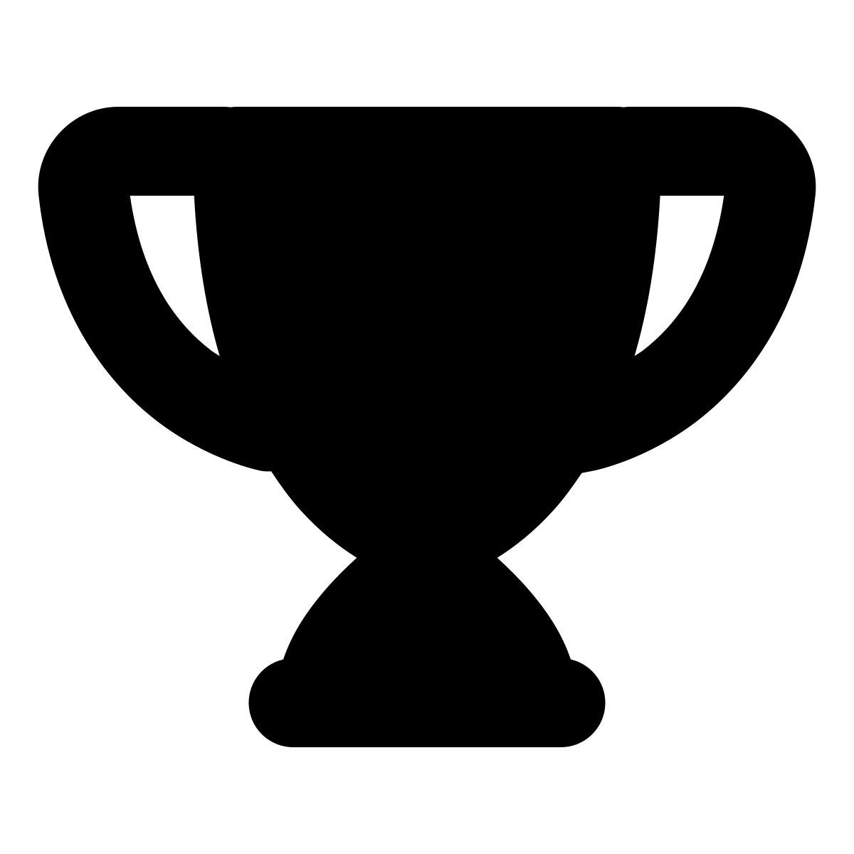 forma bold filled style trophäe icon