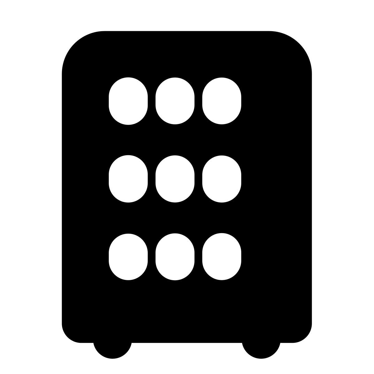 forma bold filled style distributeur automatique icon