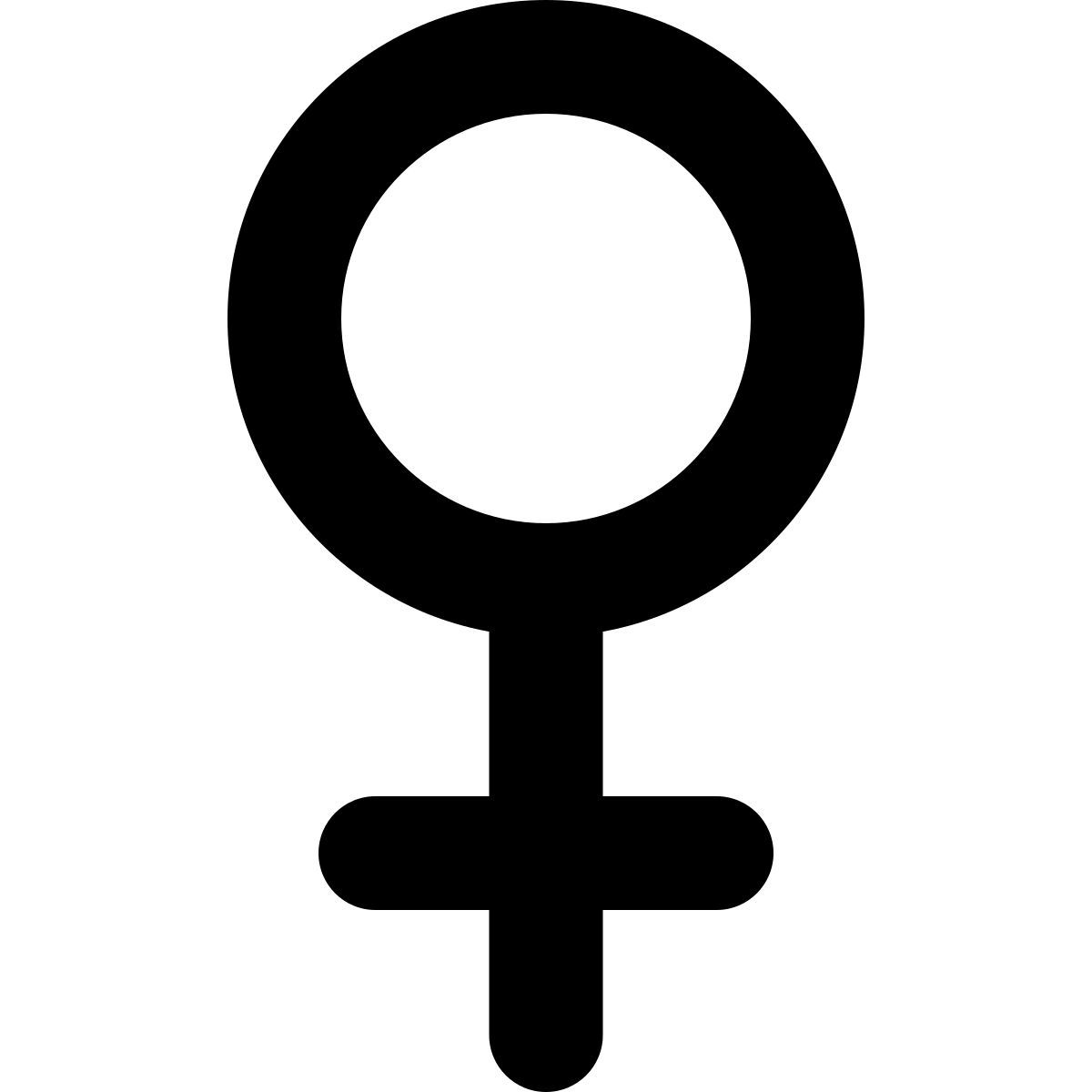 forma bold filled style venussymbol icon