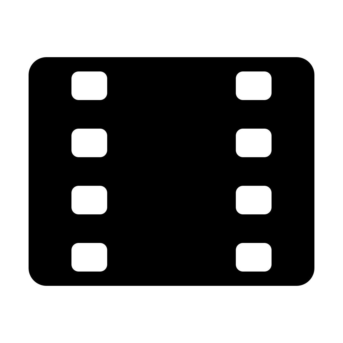 forma bold filled style 비디오 icon