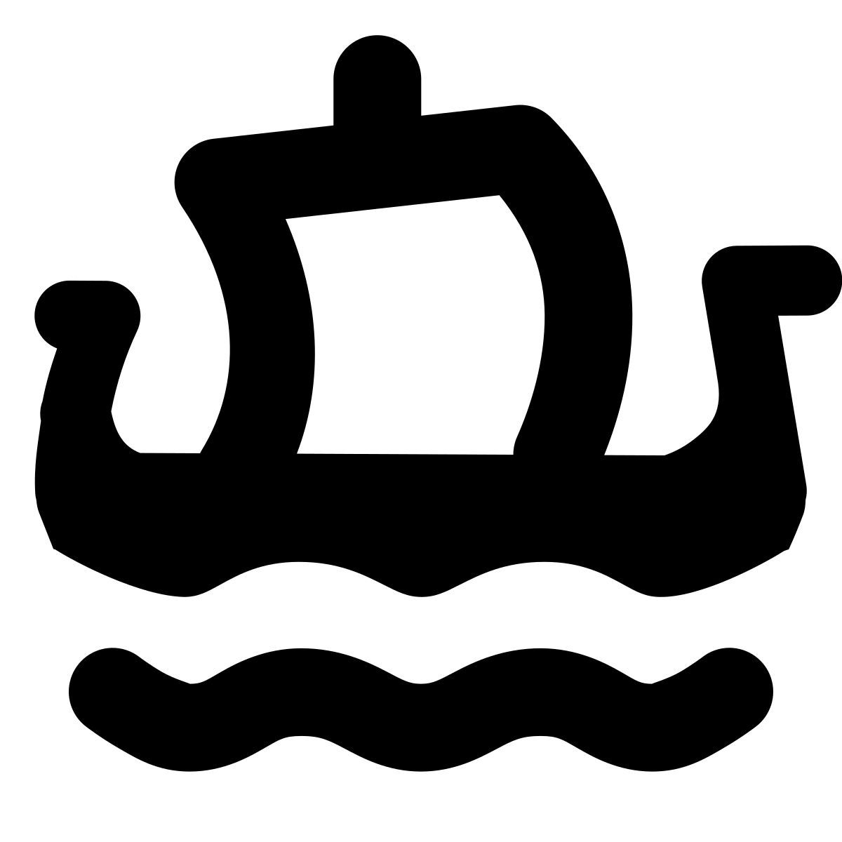 forma bold filled style 海盗船 icon