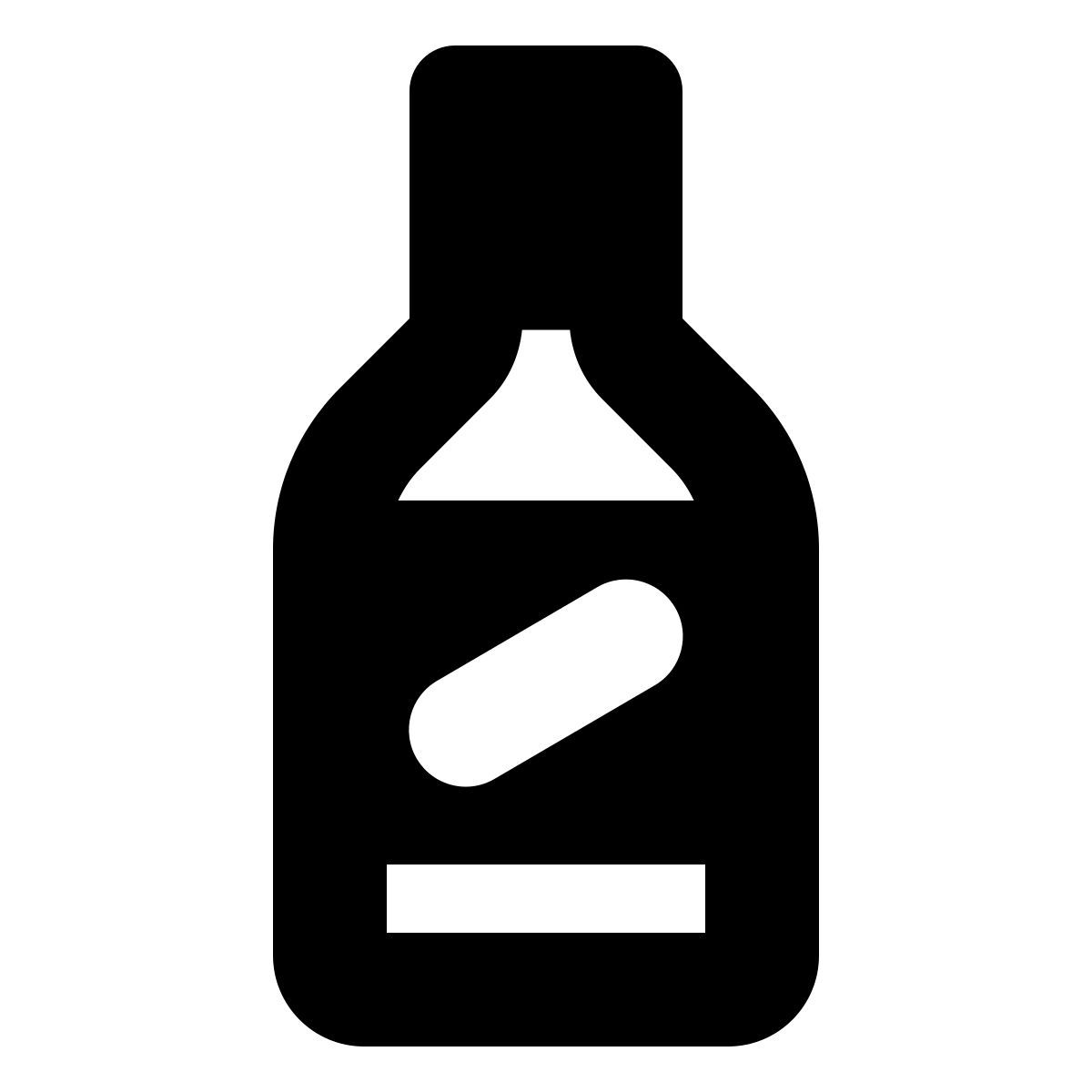 forma bold filled style vodka icon