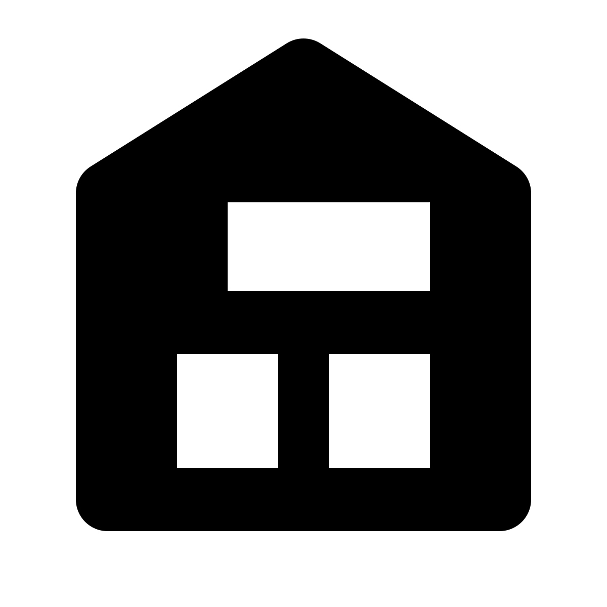 forma bold filled style warehouse 1 icon