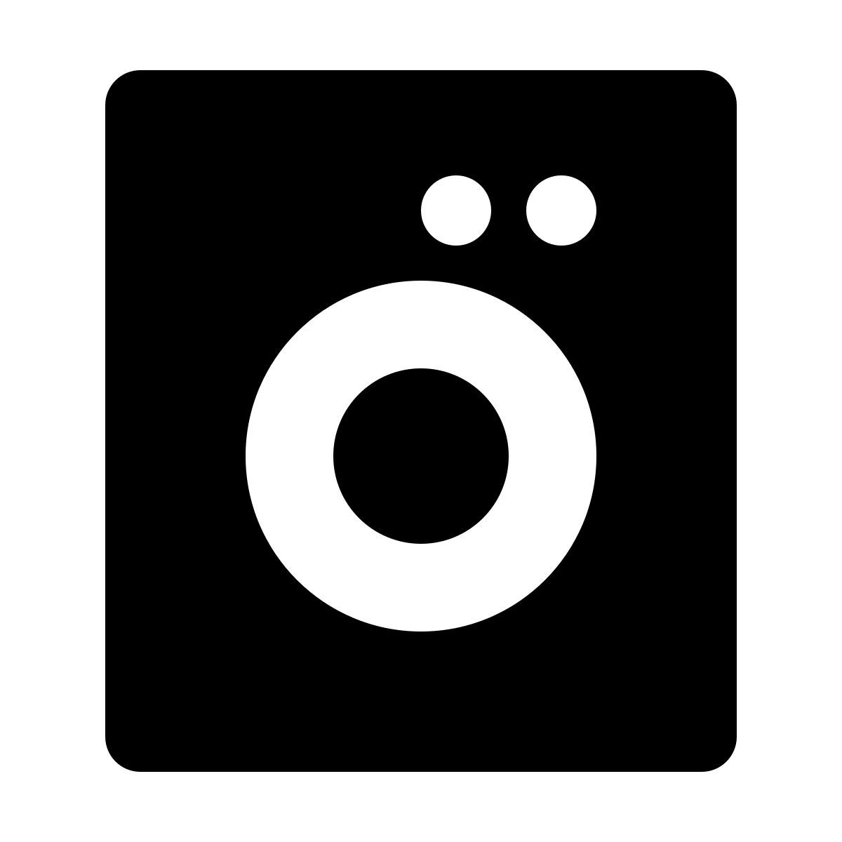 forma bold filled style machine à laver icon