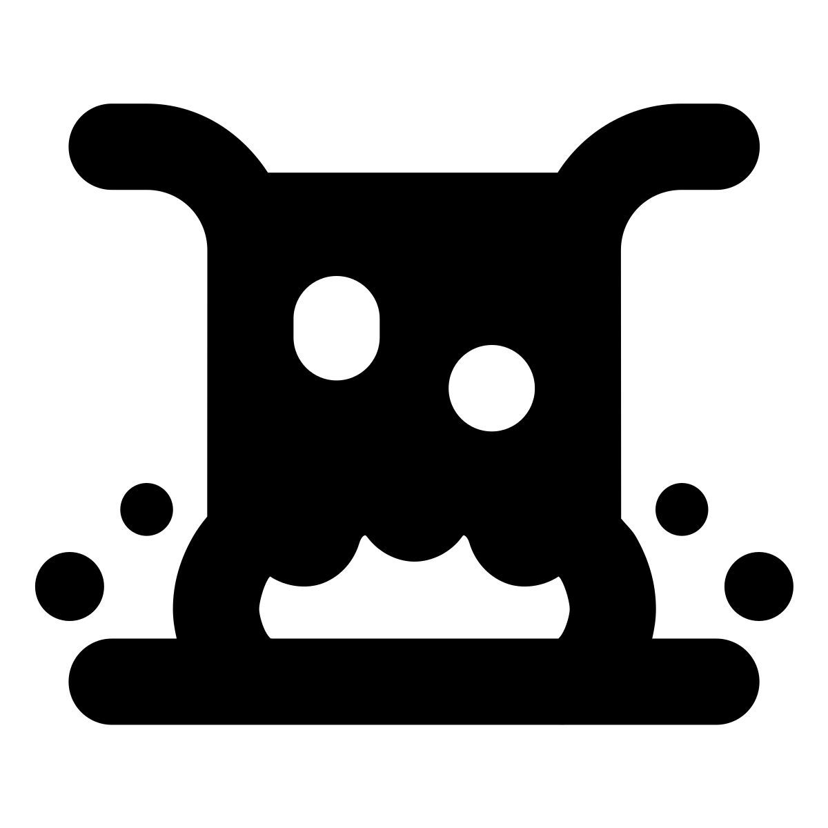 forma bold filled style wasserfall icon