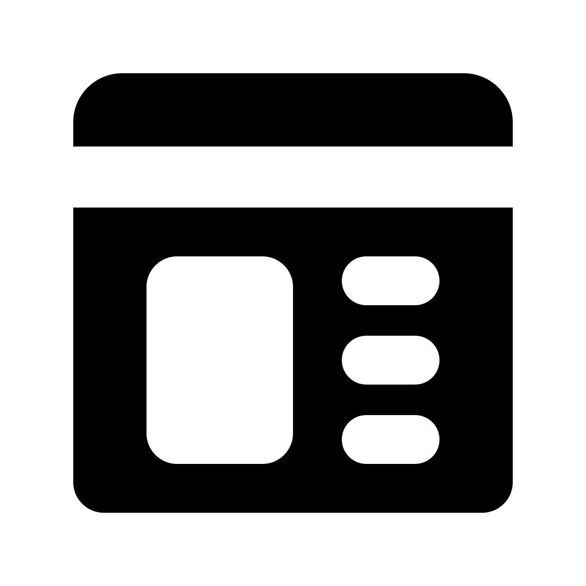 forma bold filled style web design icon