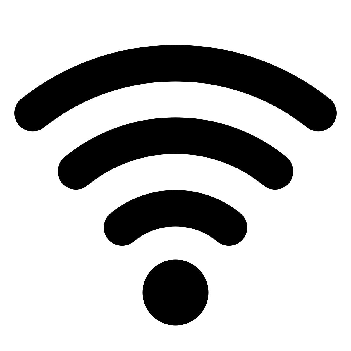 forma bold filled style 无线上网 icon