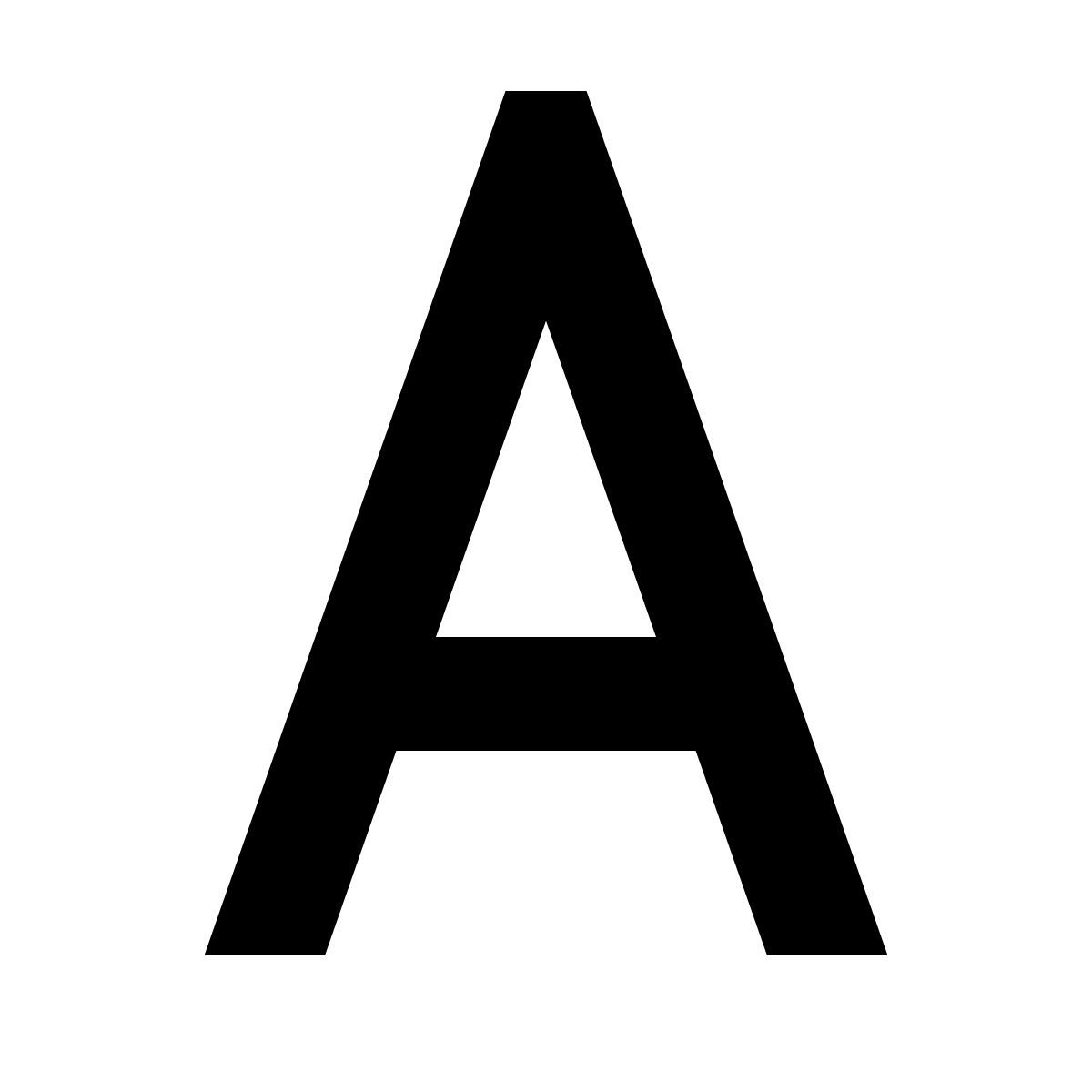 forma bold sharp style a icon