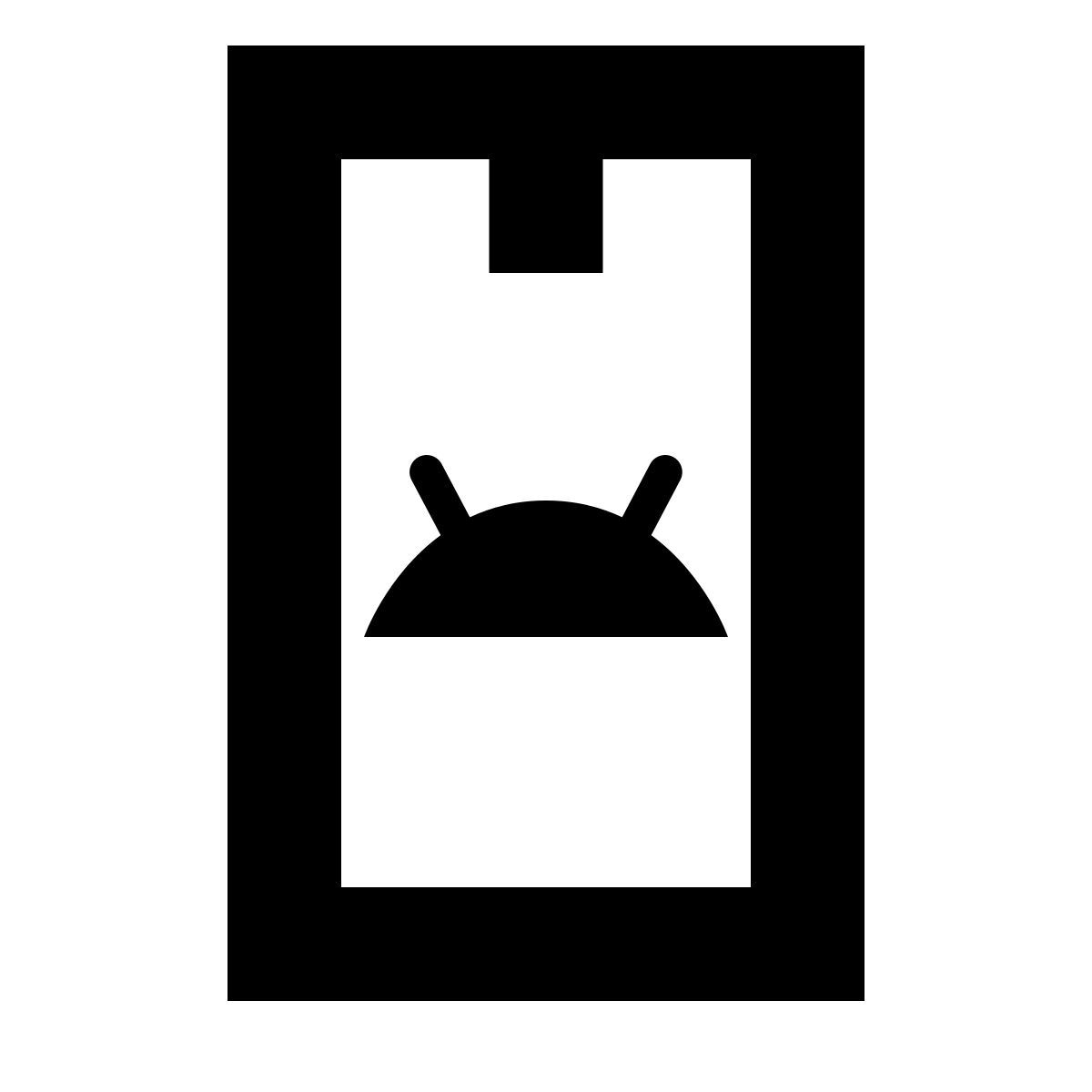 forma bold sharp style 기계적 인조 인간 icon