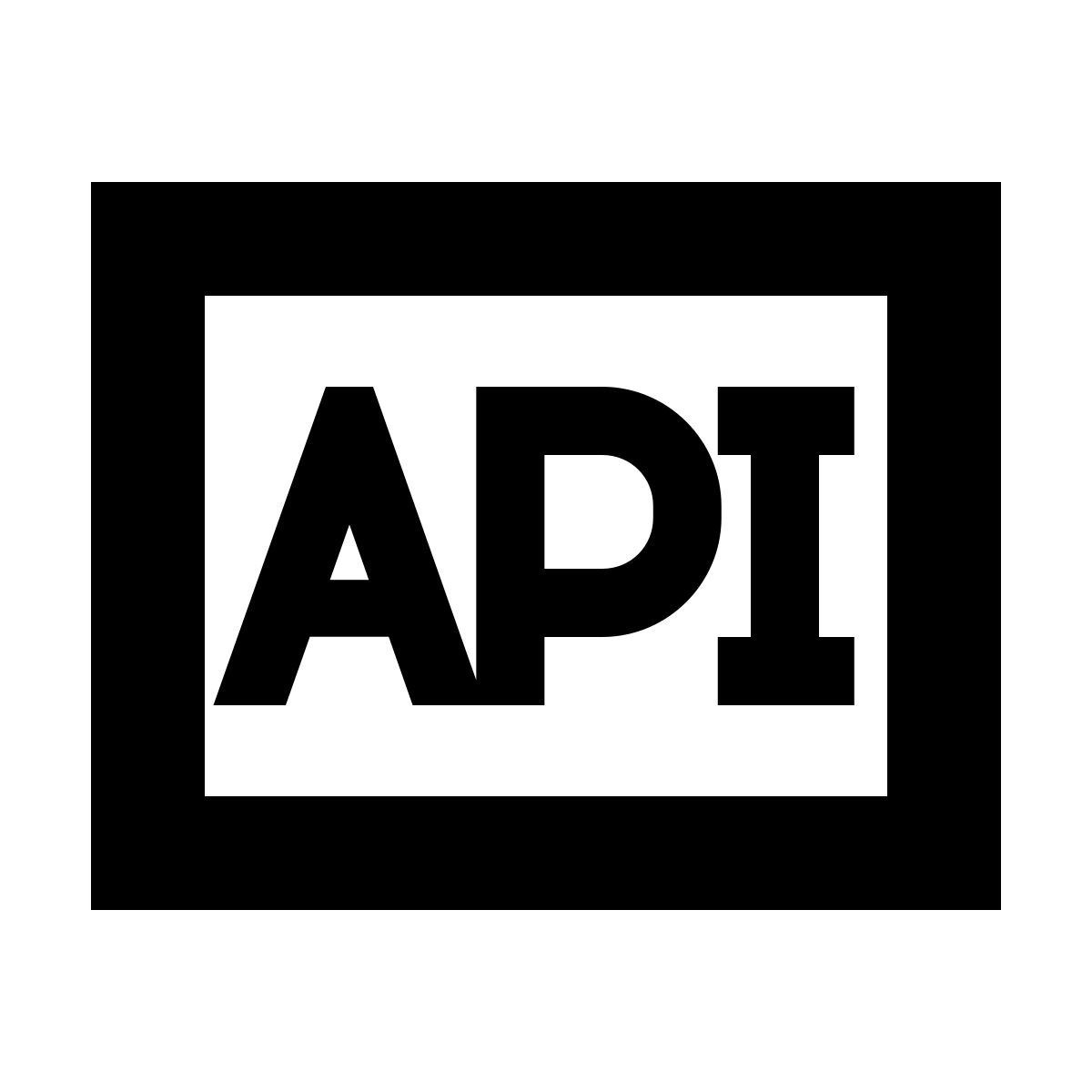 forma bold sharp style api icon