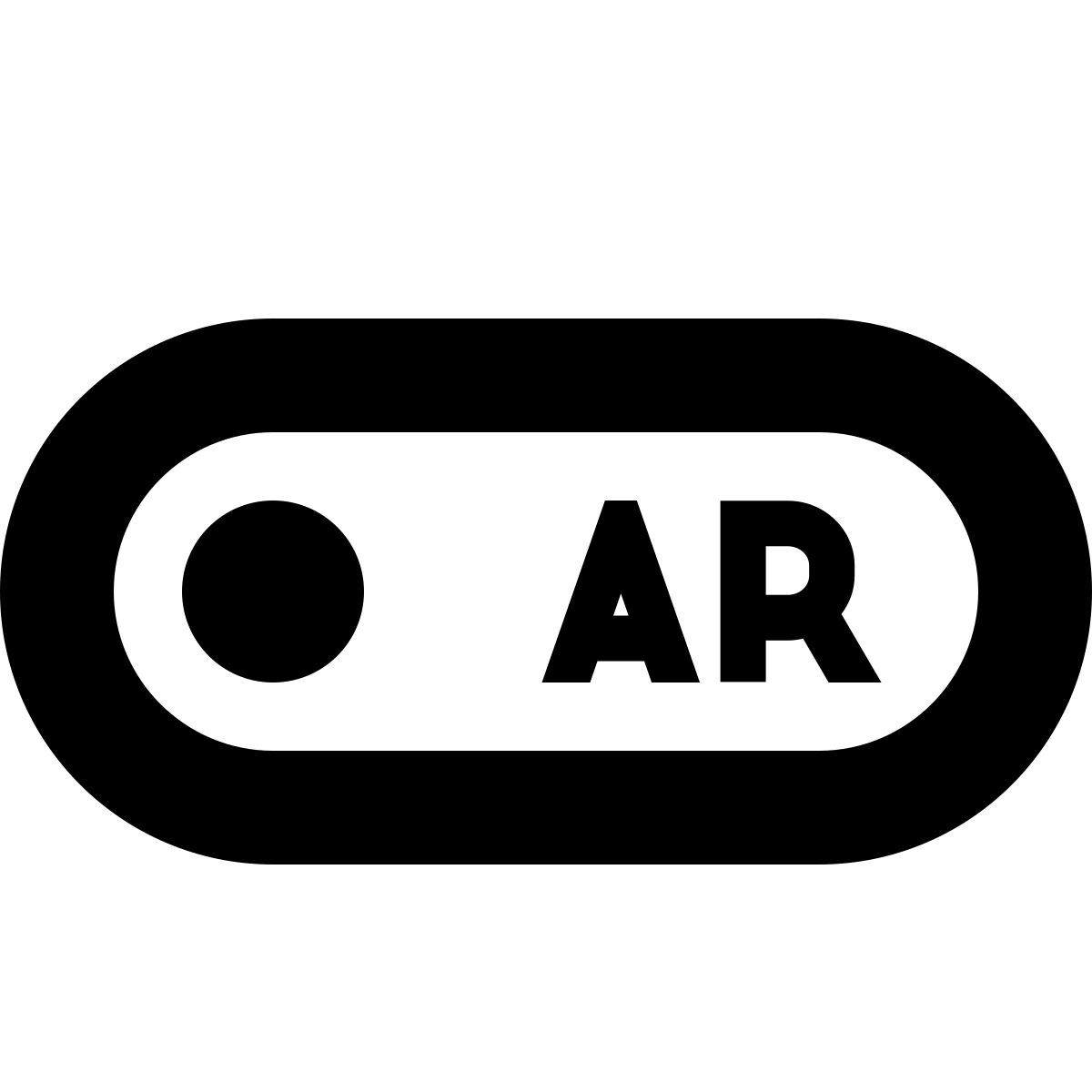 forma bold sharp style augmented reality icon