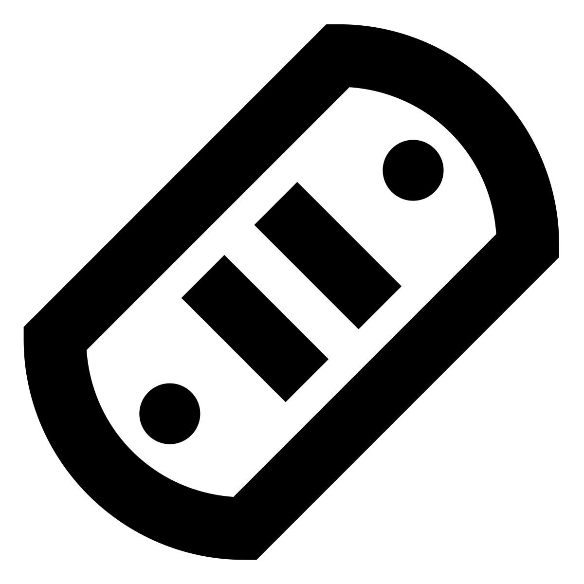 forma bold sharp style 绷带 icon