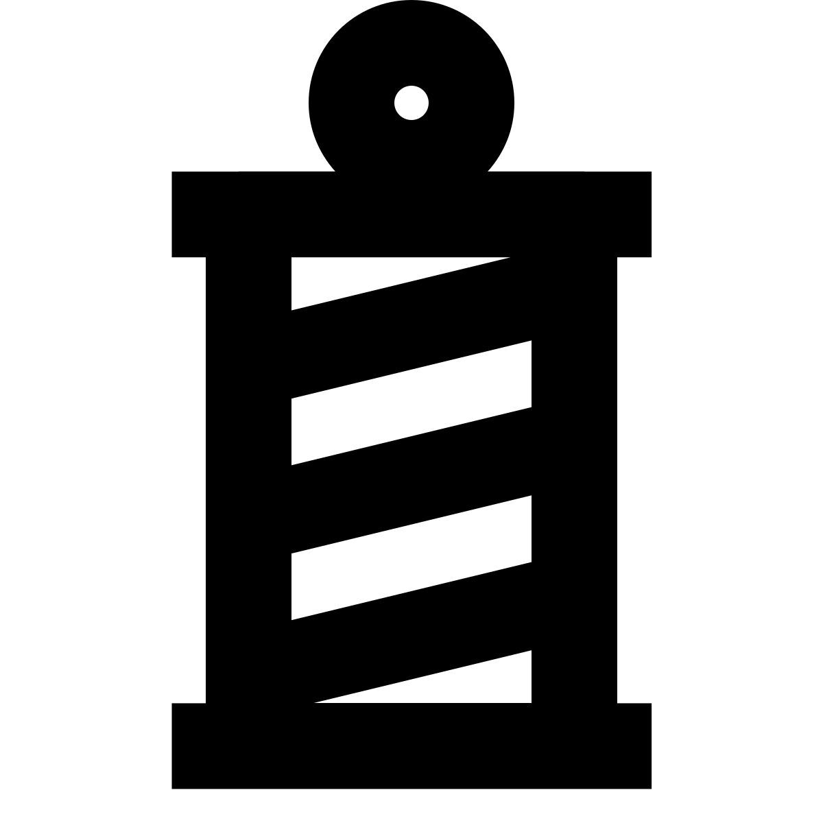 forma bold sharp style peluquero icon