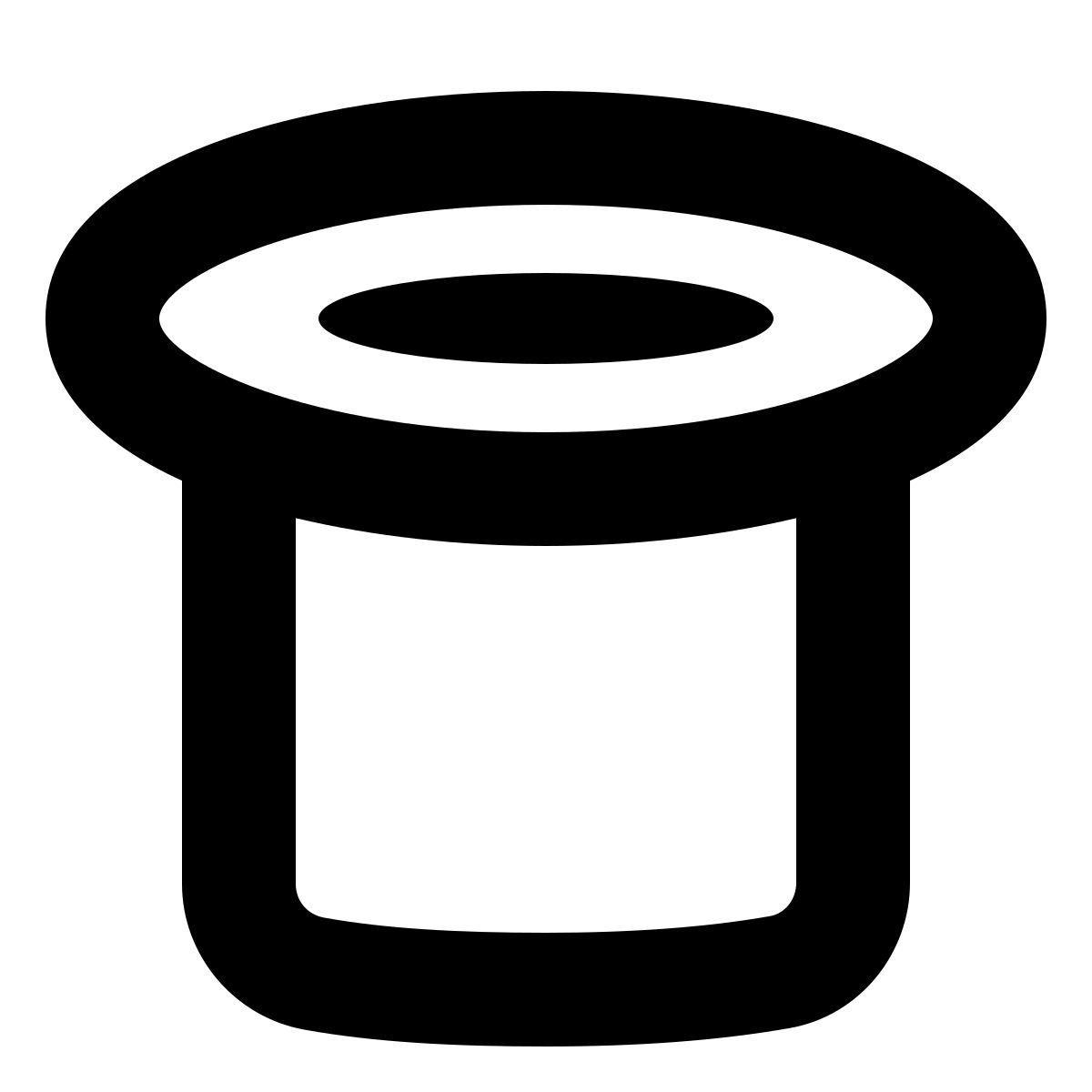 forma bold sharp style cappello nero icon