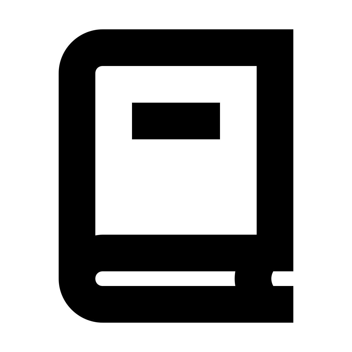 forma bold sharp style libro icon