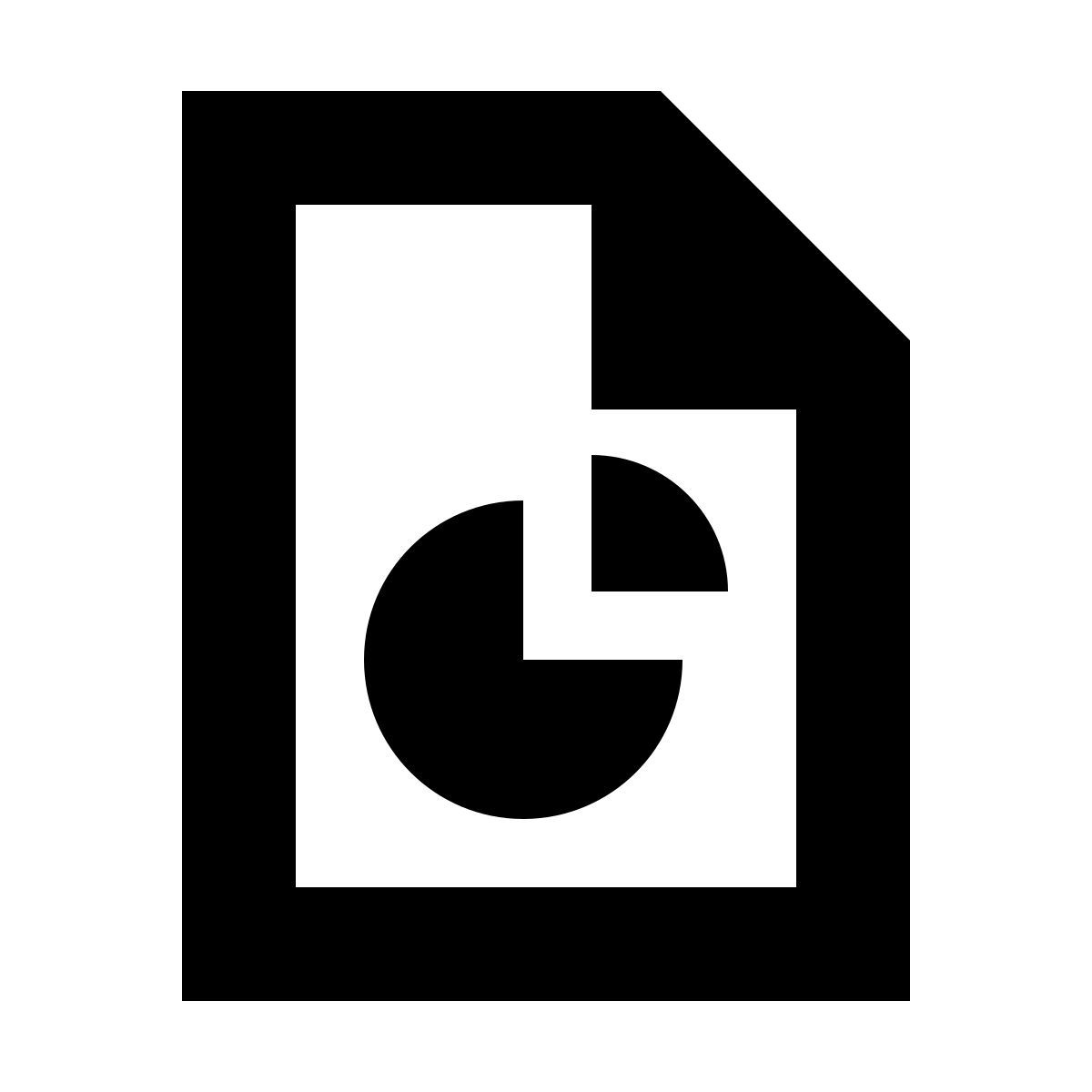 forma bold sharp style business report icon