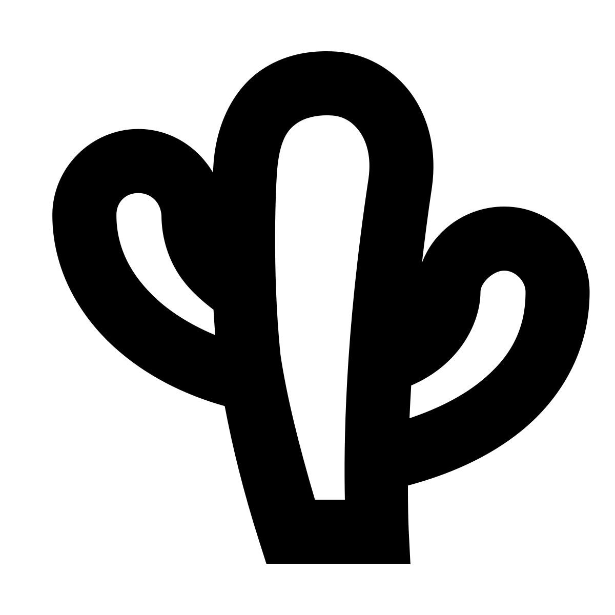 forma bold sharp style 선인장 icon