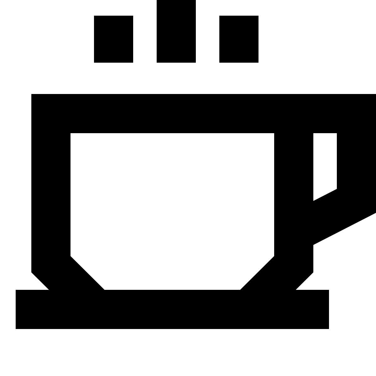 forma bold sharp style café icon