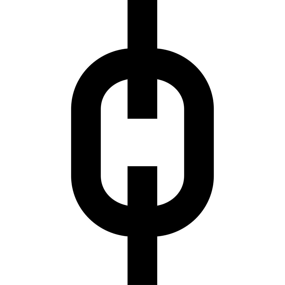 forma bold sharp style chain intermediate icon