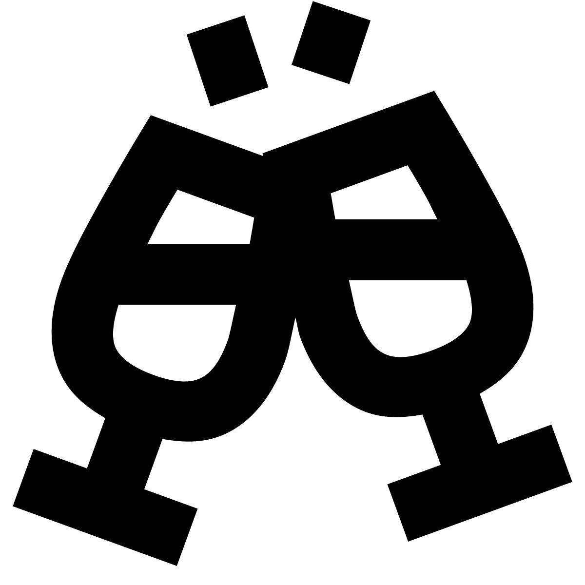 forma bold sharp style champagne icon