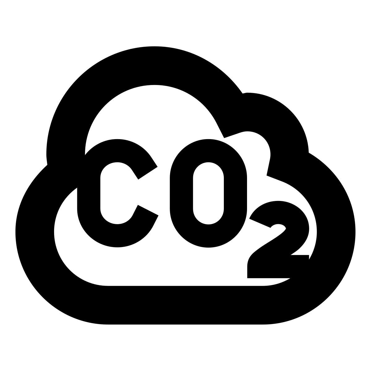 forma bold sharp style co2 icon