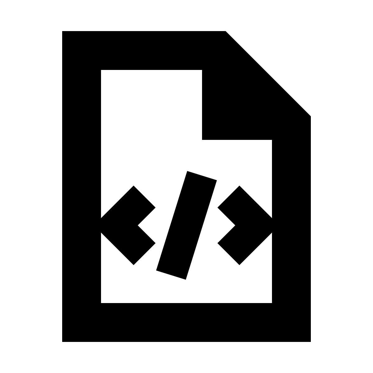 forma bold sharp style code file icon