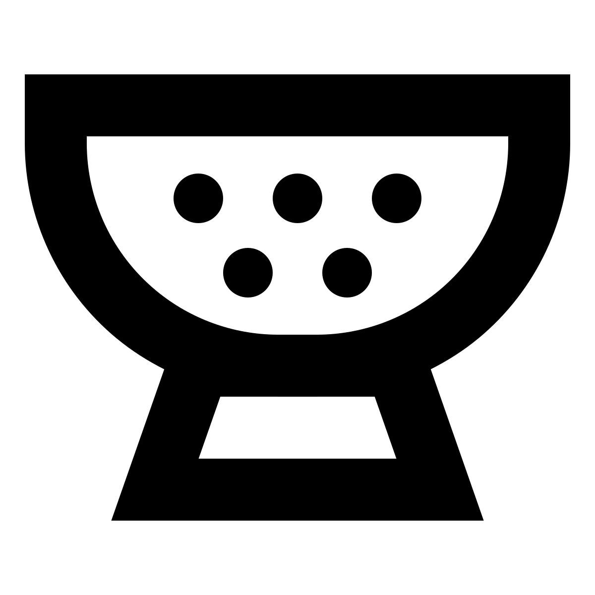 forma bold sharp style passoire icon