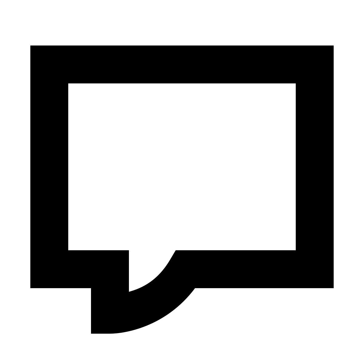 forma bold sharp style 评论 icon